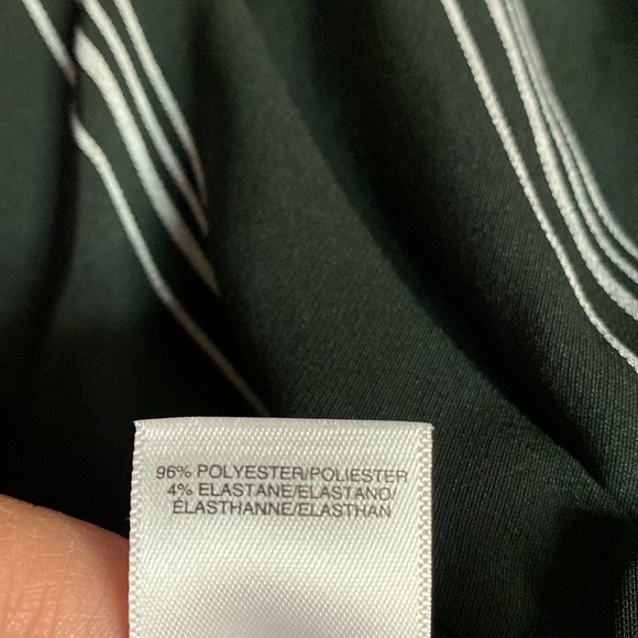 ❤️Rachel Roy Pinstripe Sleeveless Below Knee Fall Summer Office Night Out Dress - Picture 13 of 13